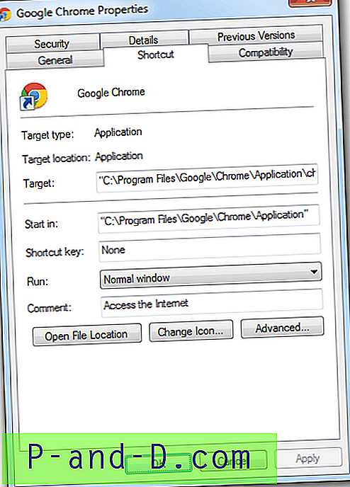 Asenna Google Chrome Ohjelmatiedostot-kansioon AppDatan sijasta
