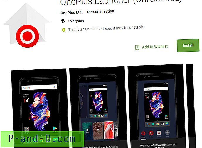 Laadige OnePlus Ltd. alla ametlik OnePLus käivitaja beetaversioon.