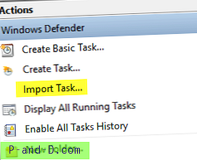 Kuinka palauttaa Windows Defenderin ajoitetut skannaustehtävät (MpIdleTask), kun ne on poistettu vahingossa?