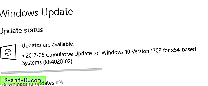 Windows 10 versiooni 1703 kumulatiivne värskendus KB4020102 (15063.332) - otsene allalaadimine