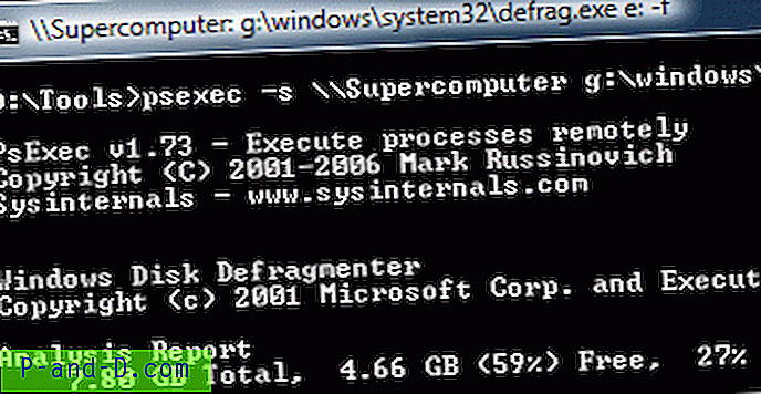 วิธีการเรียกใช้ Disk Defragmenter บนคอมพิวเตอร์ระยะไกล