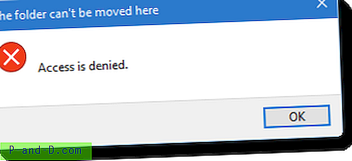 Błąd „Nie można przenieść folderu tutaj” w przypadku folderów dokumentów i obrazów spowodowanych przez OneDrive