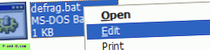 Endre Standard Editor for batch-filer i Windows