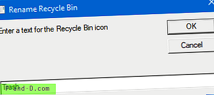 Kuinka nimetä roskakori uudelleen Windowsissa