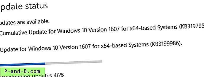 Kumulatiivinen päivitys KB3197954 (14393.351) Windows 10 v1607: lle on saatavana