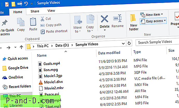 [Fix] .Divx- og .Flv-filer som ikke ble funnet når du søker etter snille “Video”