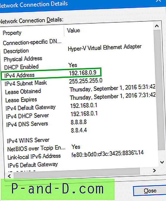 Skirtingi būdai, kaip rasti jūsų IP adresą sistemoje Windows
