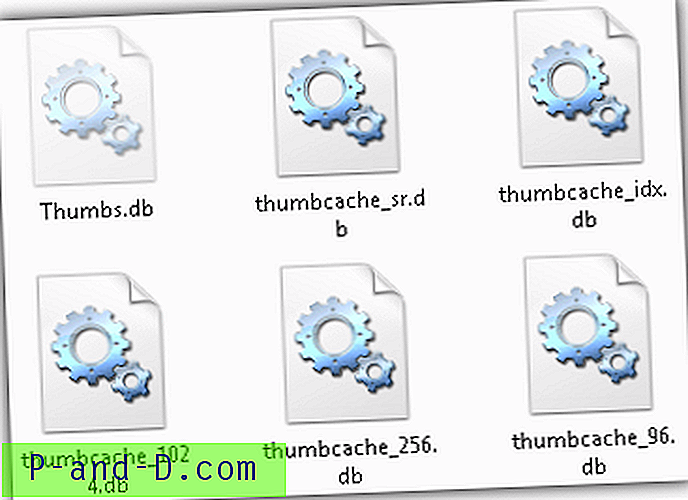 Thumbs.db 또는 thumbcache.db에서 축소판 그림보기 및 삭제
