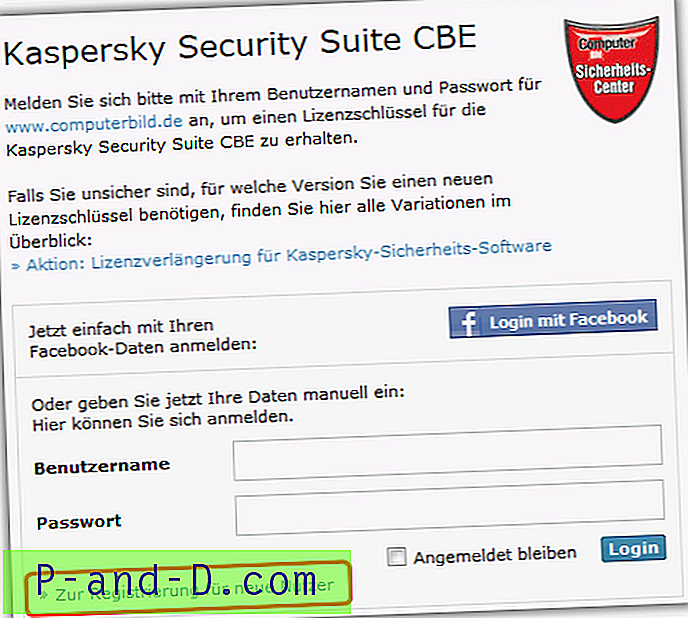 Installer og aktiver engelsk Kaspersky Security Suite CBE 12