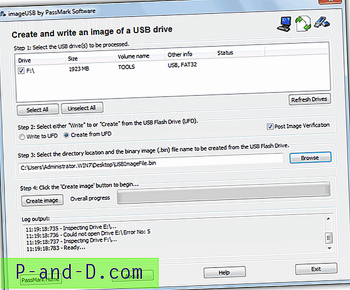 4 herramientas portátiles para hacer una copia de seguridad de imagen completa de unidades USB