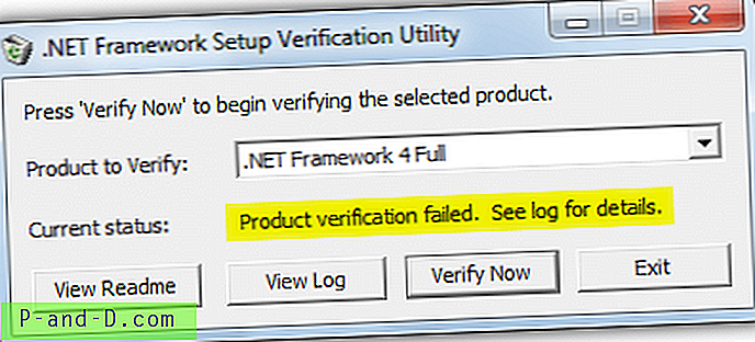 4 „Microsoft .NET Framework“ taisymo ar pašalinimo būdai