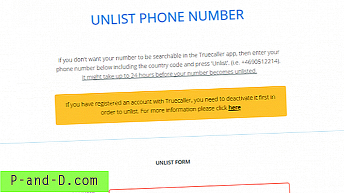Avlista och ta bort ditt nummer från Truecaller-databasen