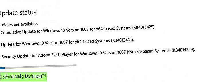 Windows 10 kumulatiivne värskendus KB4013429 (14393.953) otsene allalaadimine