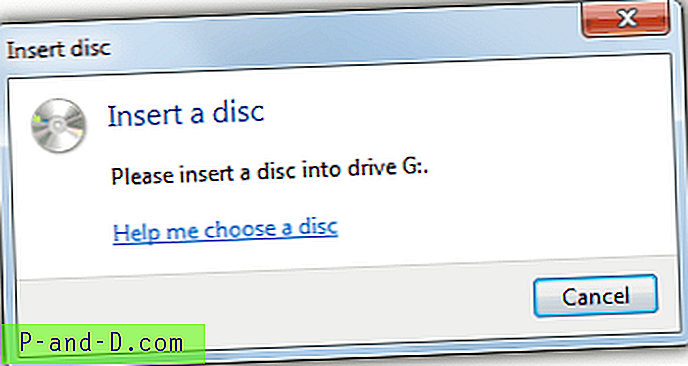 Kuinka poistaa CD- tai DVD-levyjen automaattinen poisto käytöstä Windows Vistassa, 7 ja 8