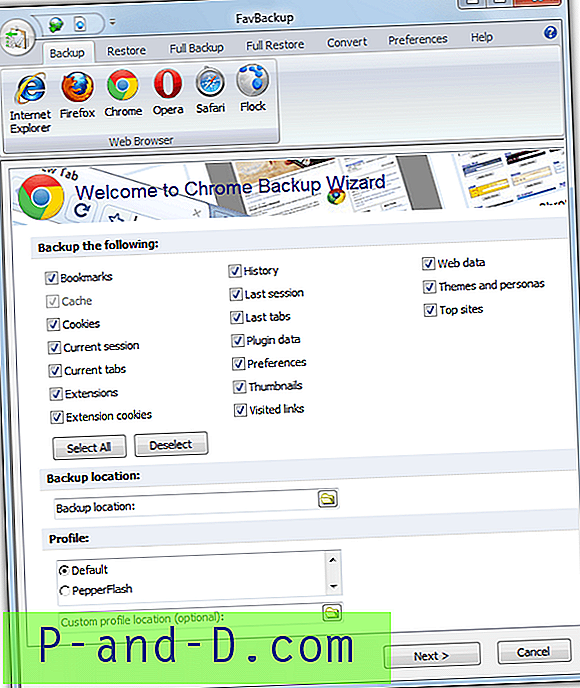 5 programas gratuitos para hacer copias de seguridad y restaurar perfiles del navegador web