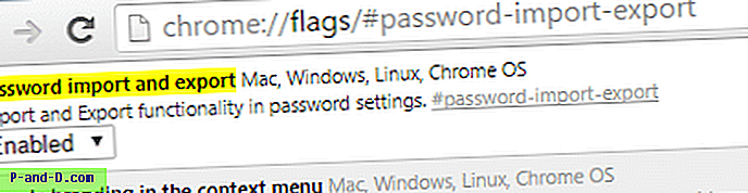 Kuinka viedä Google Chromen salasanat tiedostoon?