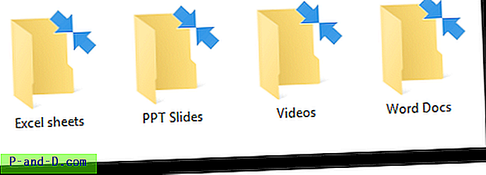 Hvad er ikonet To blå pile på mapper i Windows 10, og hvordan fjerner jeg det?