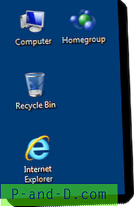 Kodurühma ikooni eemaldamine Windowsi töölaualt