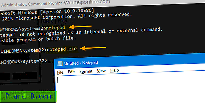 [Fix] 명령 프롬프트에서 확장자 (.EXE)를 입력하지 않으면 프로그램을 실행할 수 없음