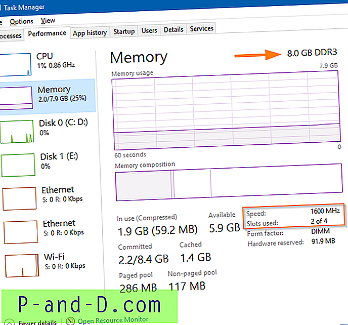 Determine el tipo de módulo de memoria DDR, la capacidad y el número de pieza rápidamente