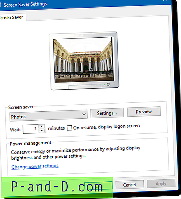 Fotode ekraanisäästja seadistamine sisselogimisekraanina Windows Vista ja Windows 7 jaoks