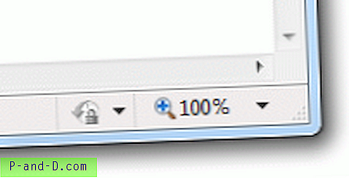 Comment désactiver l'option de niveau de zoom dans Internet Explorer?