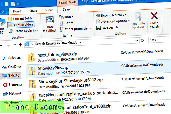 [Correctif] Les résultats de la recherche par défaut sont affichés en mode Contenu dans Windows 10