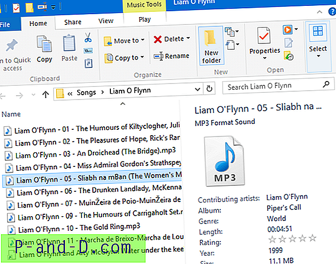MP3-albumkunst (forsidebillede) vises ikke i Explorer-forhåndsvisningsruden?
