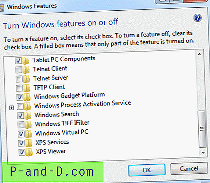 Sådan gendannes manglende søgefelt i Start 7 af Windows 7?