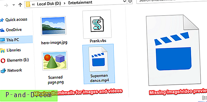 Rettelse: Forhåndsvisning af miniaturebilleder vises ikke i File Explorer