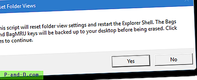 Kansionäkymien palauttaminen Windows 10: ssä ja aiemmissa versioissa