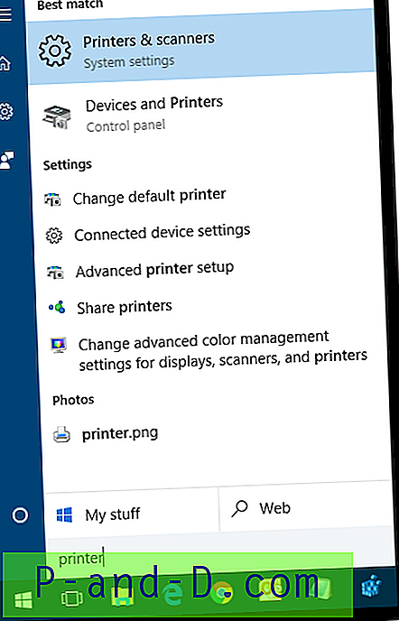 Windows 10에서 기본 프린터가 자동으로 변경되지 않도록 중지