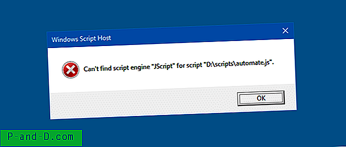 [Fix] Der er ingen scriptmotor til filtypenavn .JS - Fejl