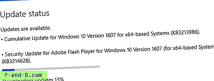 Windows 10 용 누적 업데이트 KB3213986 (14393.693). 직접 다운로드 링크