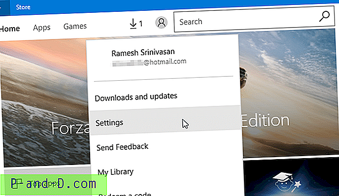 Evite que las aplicaciones de la Tienda Windows se actualicen automáticamente en Windows 10