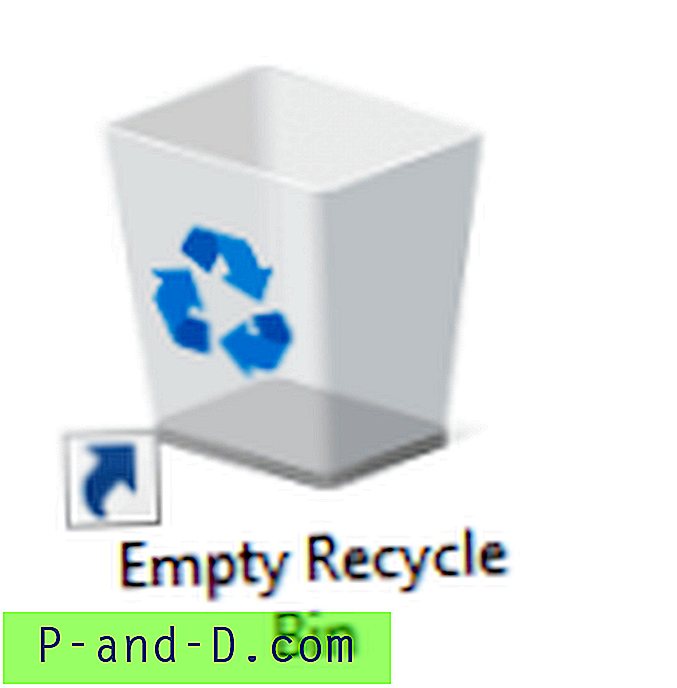 Kuinka tyhjentää roskakori yhdellä napsautuksella Windows 10: ssä?