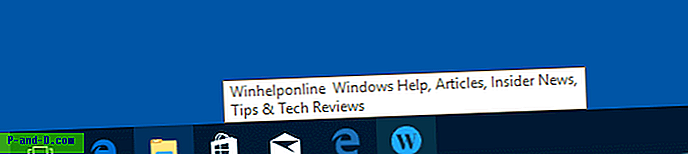 تثبيت موقع الويب على شريط المهام باستخدام Edge في Windows 10