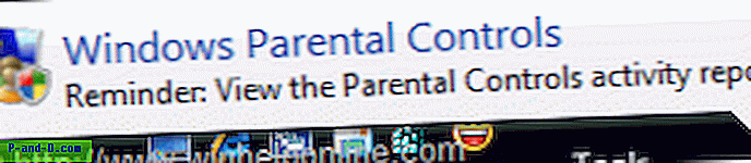 Sådan deaktiveres Windows påmindelse om forældrekontrol