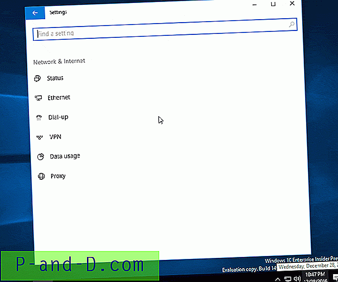 Sådan indstilles Ethernet-forbindelse (LAN) som målt i Windows 10