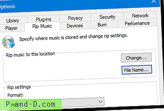 L'emplacement d'extraction du lecteur Windows Media est bloqué.  Comment le réparer?