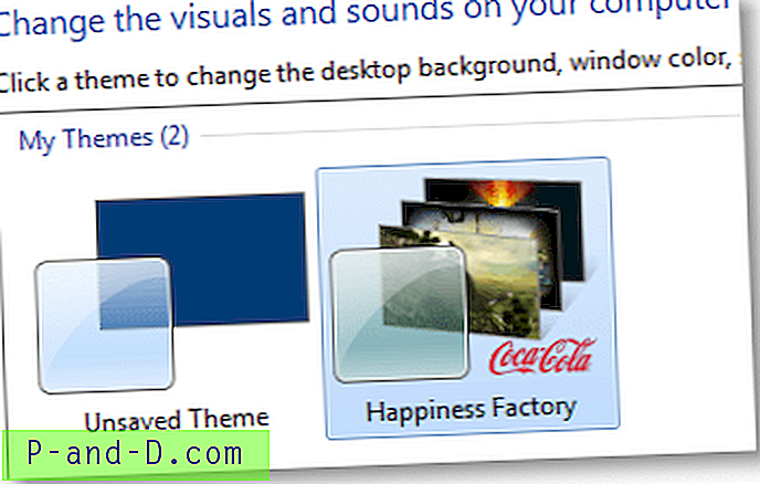 Sådan installeres et desktop-tema for alle brugere i Windows 7, 8 og Windows 10