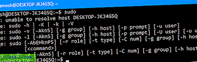 Error de Bash "No se puede resolver el host" (Bash en Ubuntu en Windows)