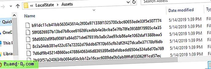 Sådan gemmer du Windows Spotlight Lock Screen Baggrundsbilleder