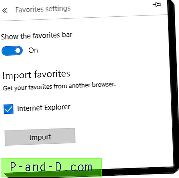 Microsoft Edge가 "즐겨 찾기 가져 오기"패널에 Chrome을 나열하지 않습니까?  고치자!