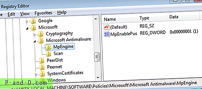 Kaip įjungti „Adware“ arba „PUA“ apsaugą „Microsoft Security Essentials“
