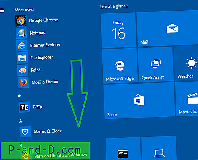 [Pataisyti] Pelės slinktis neveikia meniu Pradėti, Visos programos „Windows 10“
