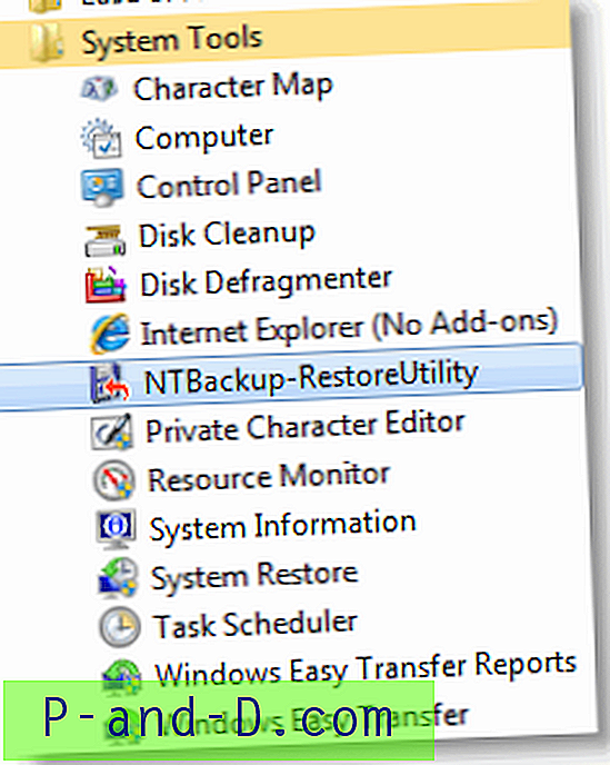 Comment restaurer NTBackup .BKF dans Windows?
