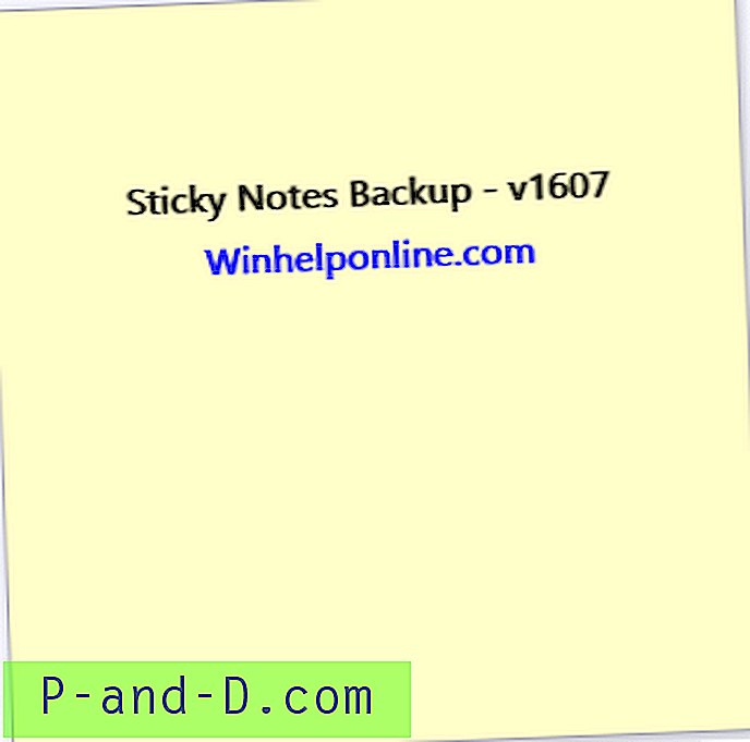 Sådan sikkerhedskopieres og gendannes sticky notes i Windows 10