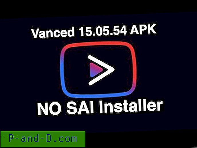 SAI 설치 프로그램을 사용하거나 사용하지 않고 YouTube Vanced 15.05 54를 설치하는 방법은 무엇입니까?