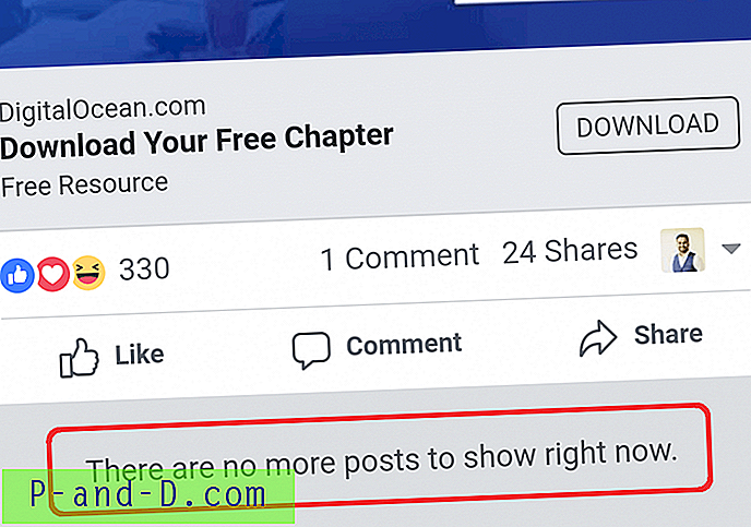 'Der er ikke flere poster, der skal vises lige nu' Facebook Newsfeed [4 Solutions]